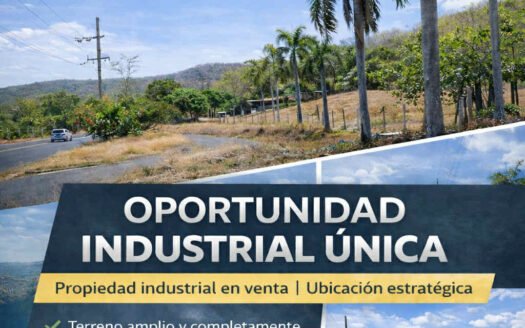 Venta Terreno Industrial Puerto Caldera. 4 hectáreas. $85m2