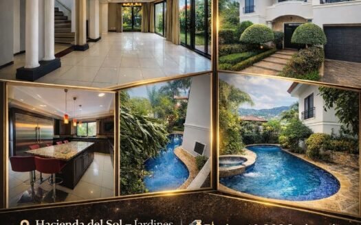 Panoramic Luxury Residence with Pool in Hacienda del Sol | Río Oro, Santa Ana (450 m² / 650 m²) – US$850,000